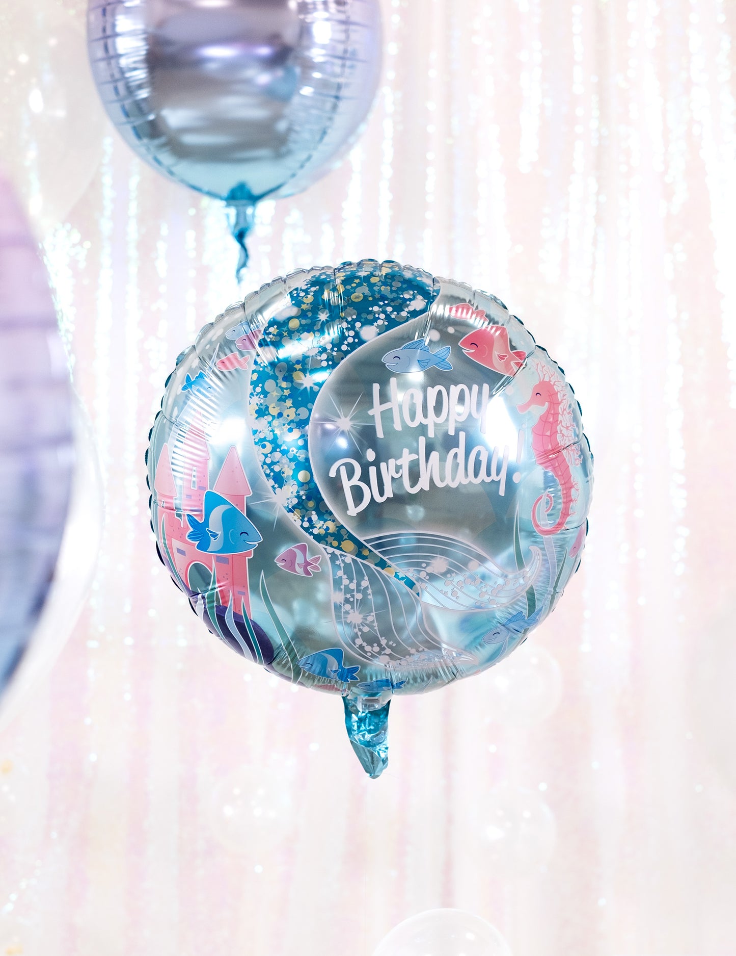 Csinos sellő fólia lufi 45.7 cm születésnapi dekorációk