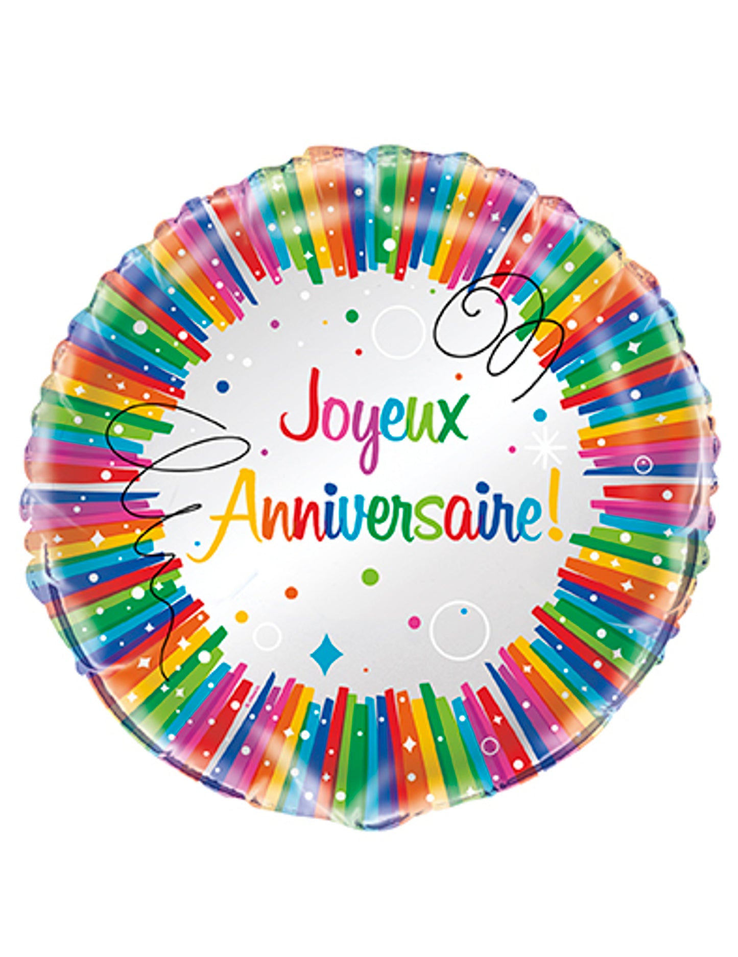 45 db-os színes születésnapi fólia lufi cm felfújható