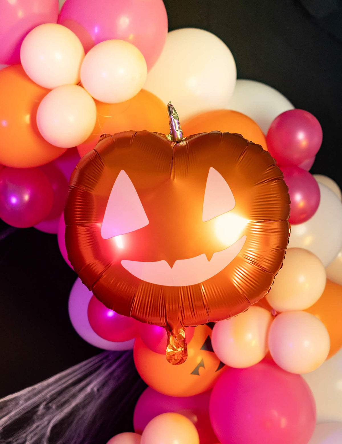 Felállítás matt tök alumínium lufikból készült balloníven