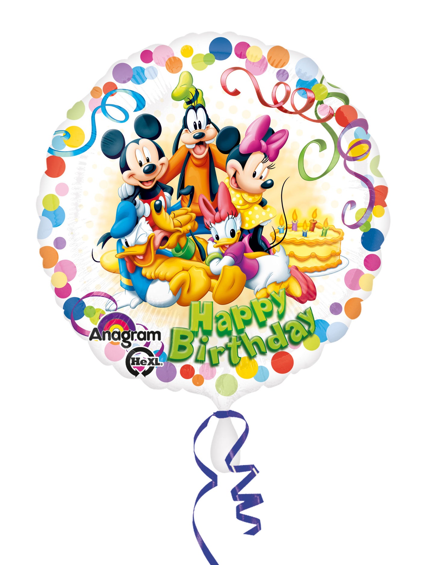 Mickey alumínium léggömb és barátai 43 cm