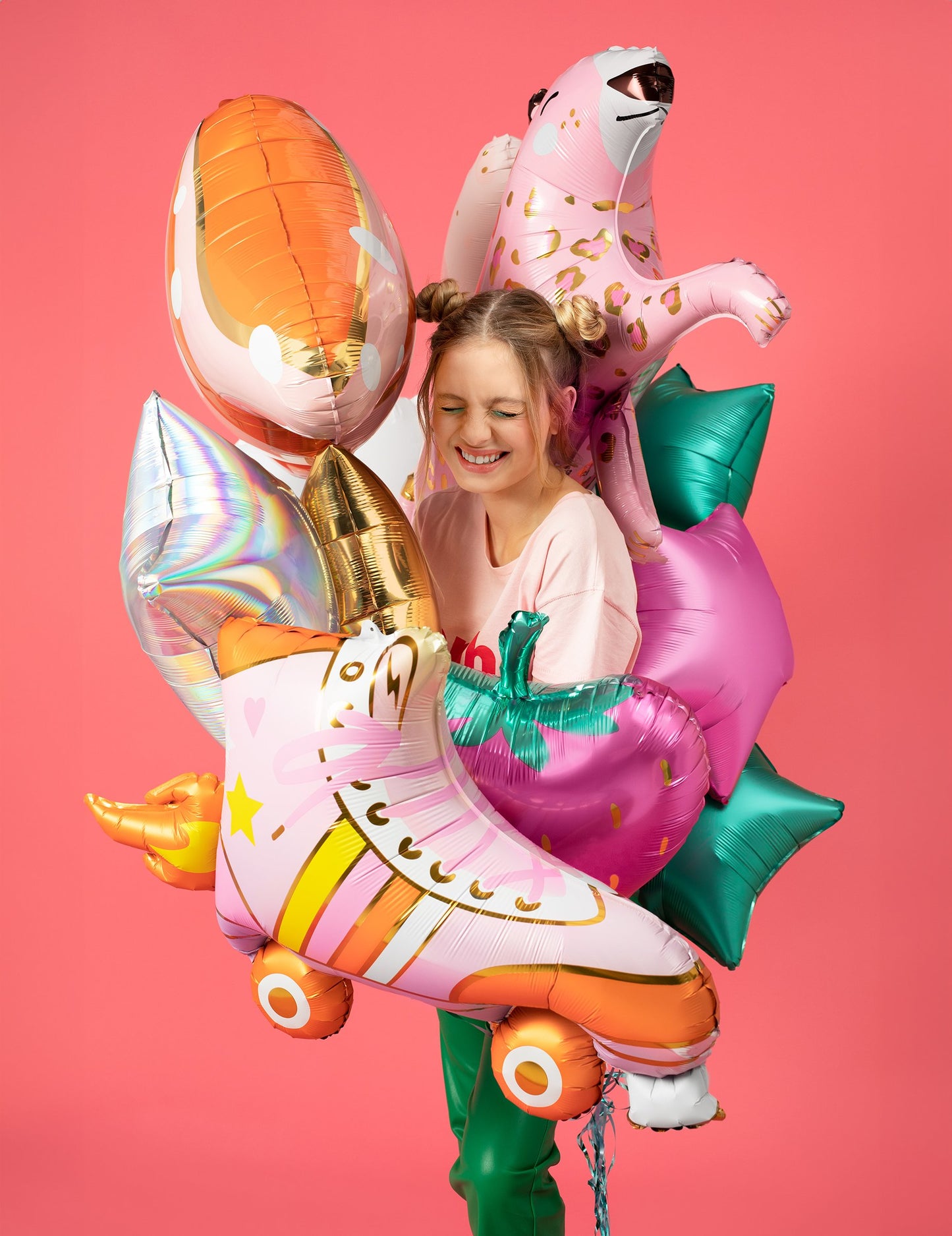 Alumínium ballongolyó 74 cm -es ruletten