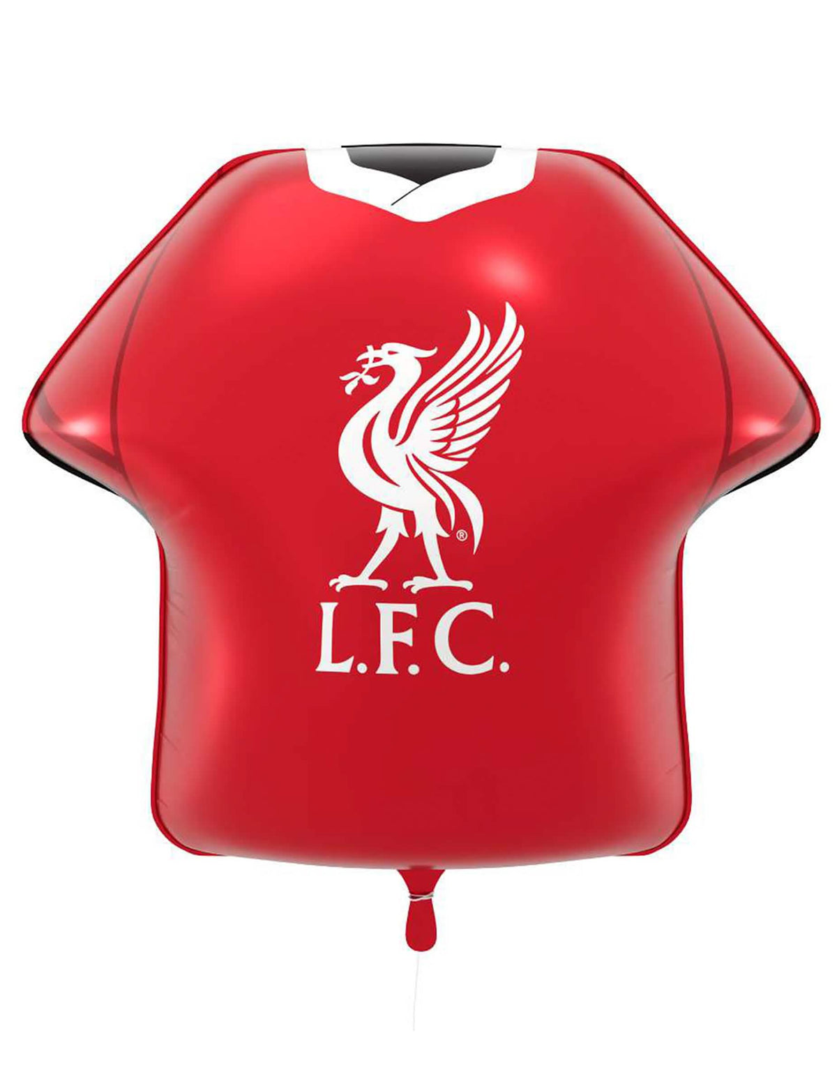 Piros Liverpool Football Club mez alakú fólia lufi 52 x 51 cm