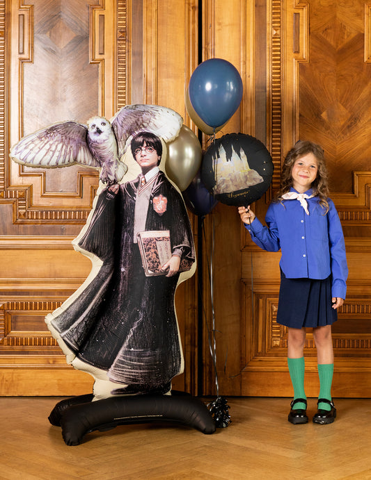 Harry Potter™ álló fólia lufi Hedwiggel 90x145 cm