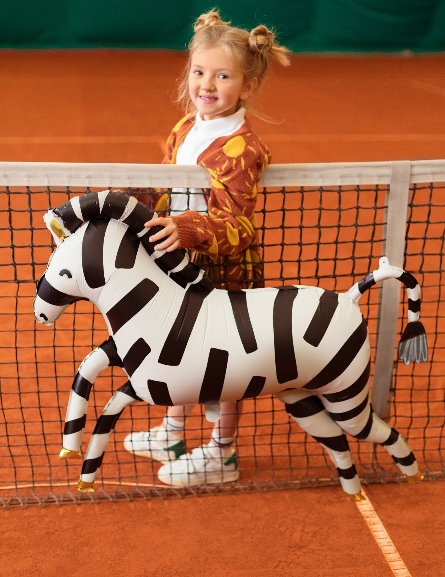 Zebra alumínium golyó 115 x 85 cm