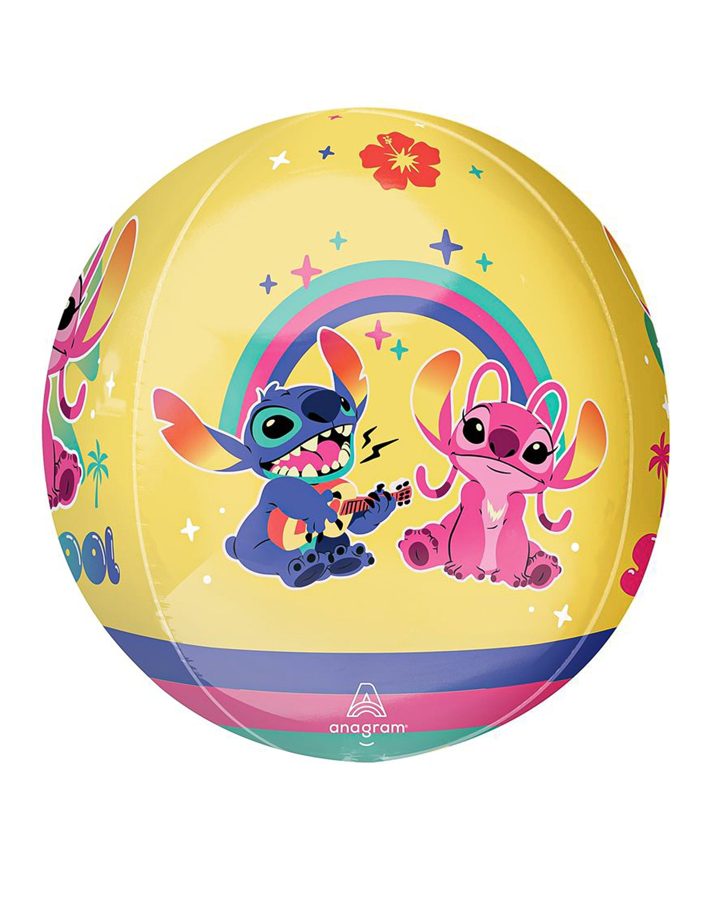 Angyal átlátszó buborék ballon a lilo + öltésből 38 x 40 cm