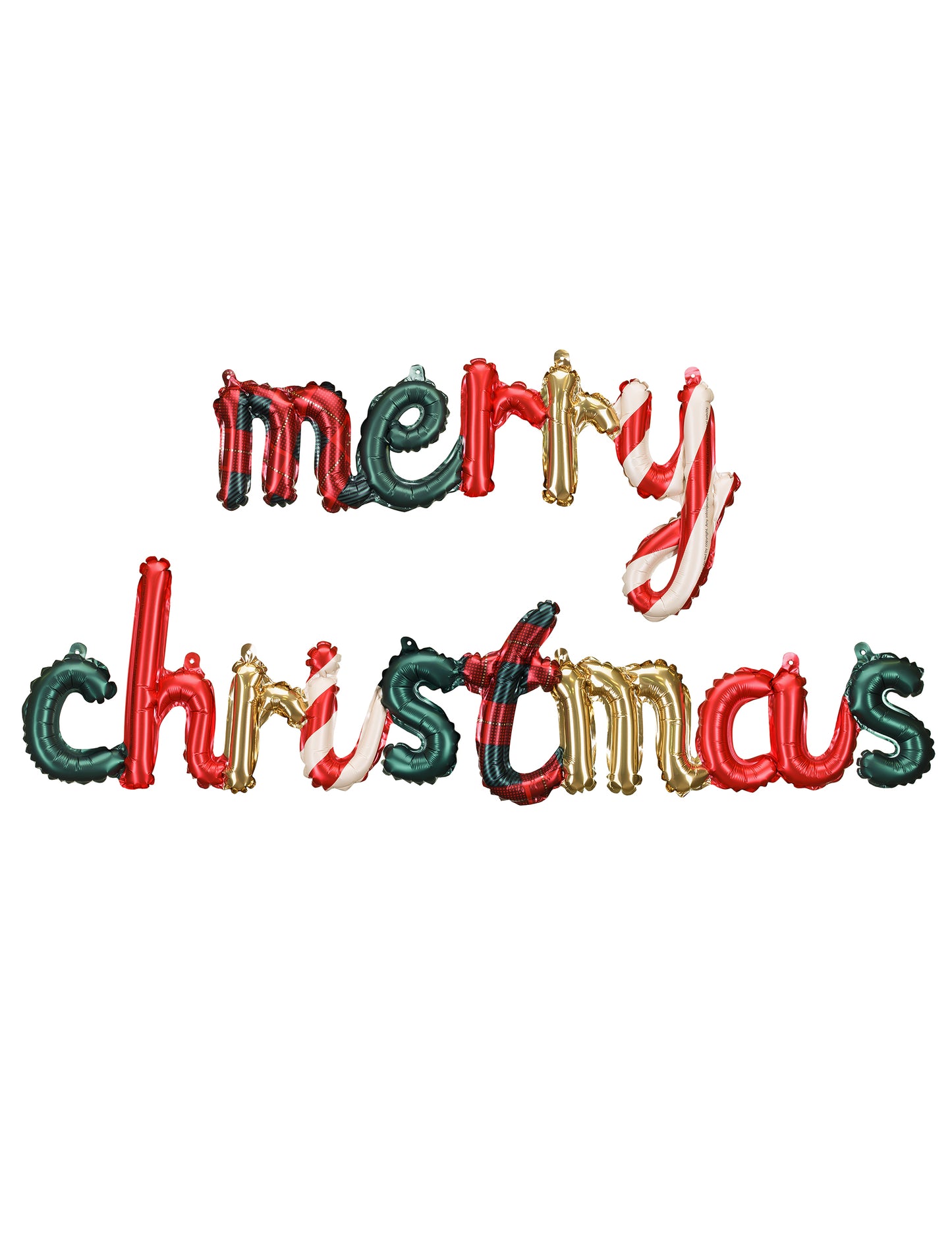 Karácsonyi fólia lufi 143 x 25 cm