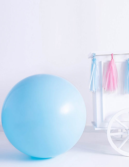 Mise en situation du ballon géant pour fête