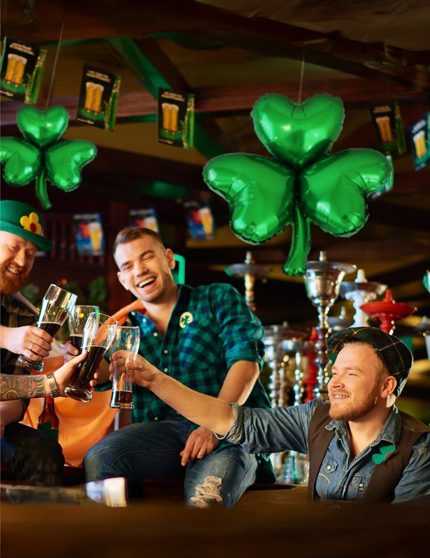 Metal Balloon Trèfle St Patrick 40 cm