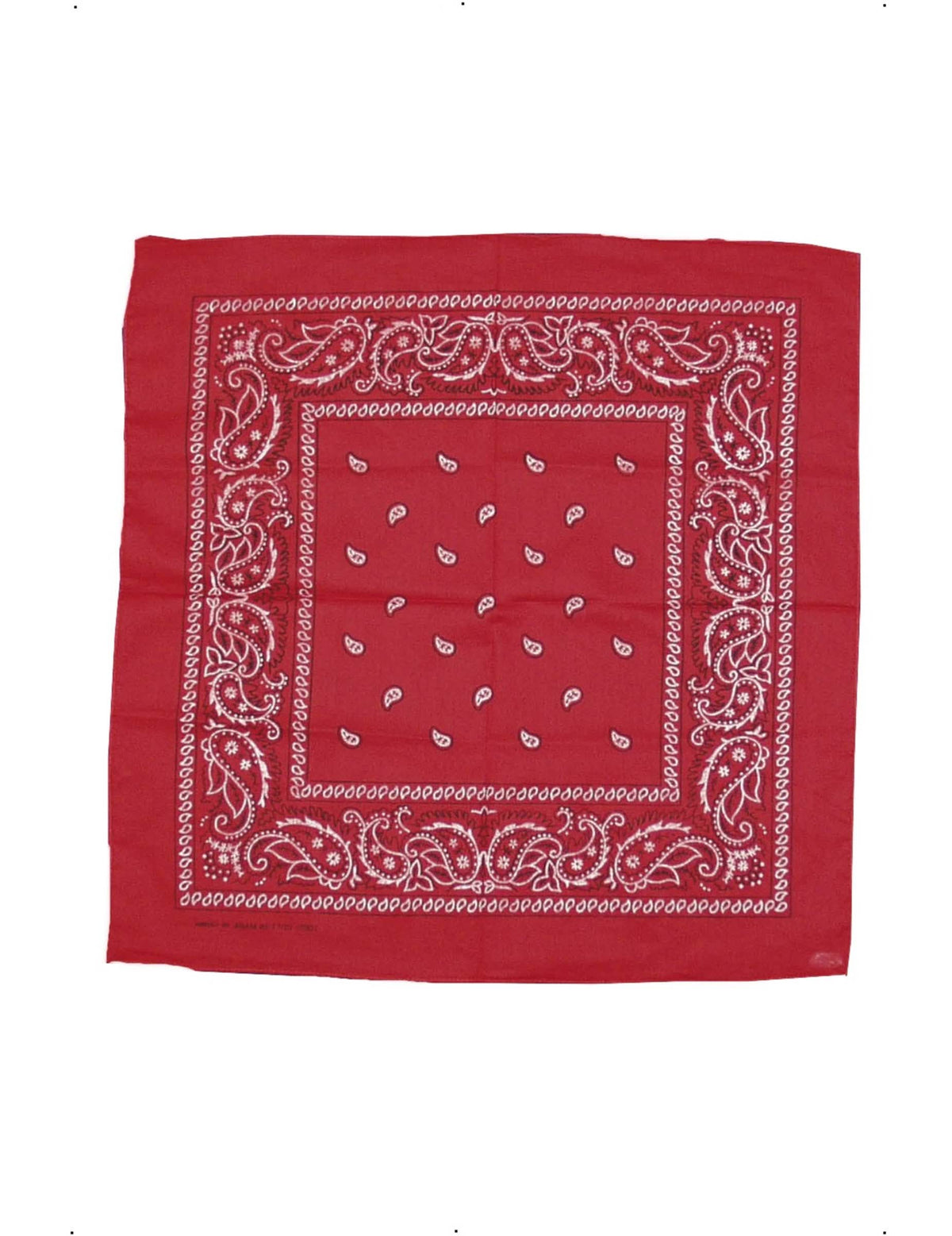 Cowboy bandana felülnézetben