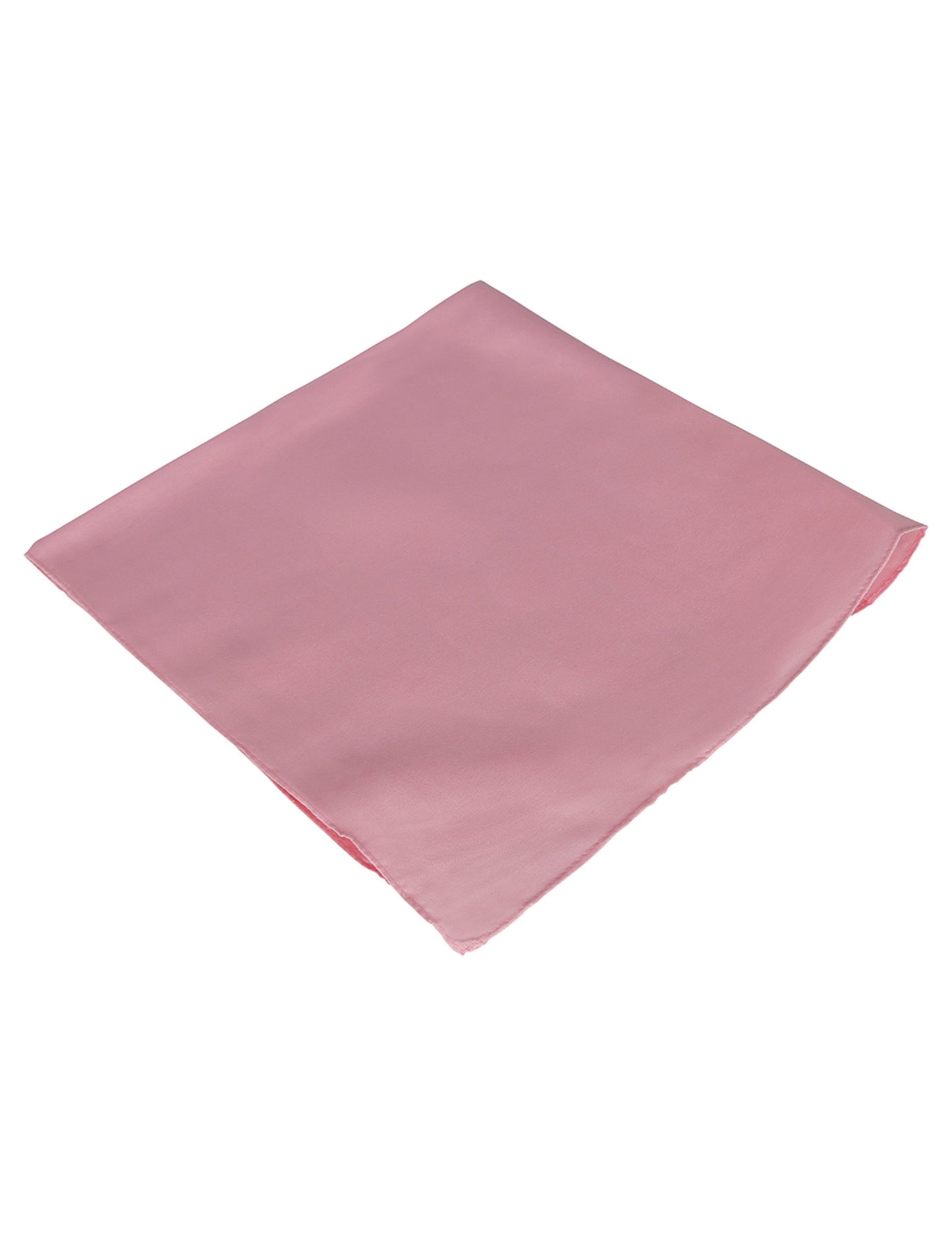 Vue pliée du bandana uni rose