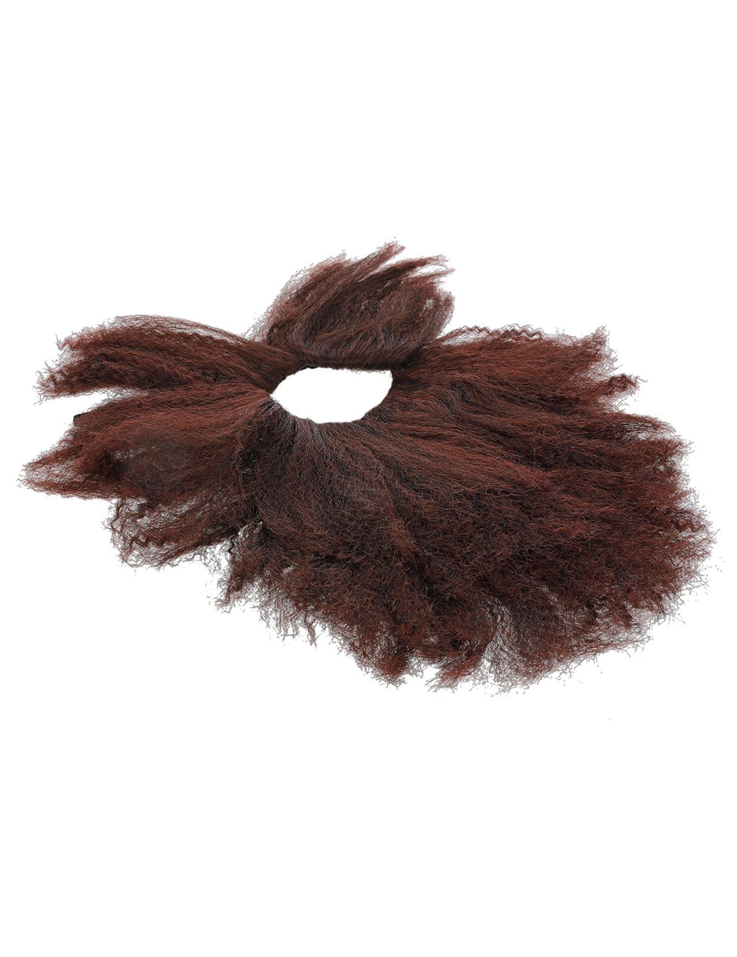 A hosszú barna szakáll felnőtteknek lapos nézetben