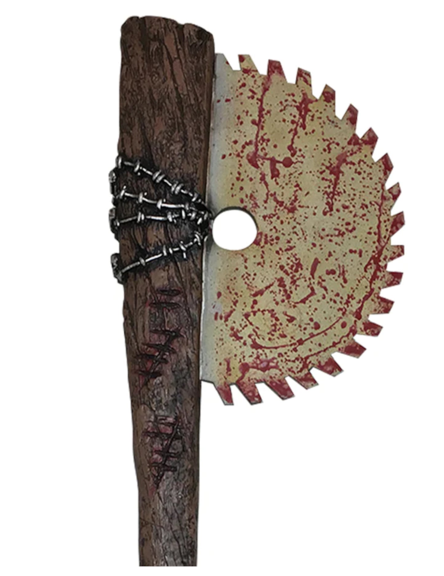 Baseball ütő véres kör alakú fűrészel