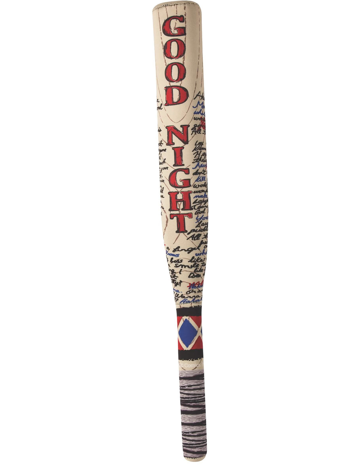 Harley Quinn felnőtt bézs habütő piros és fekete Good Night feliratokkal