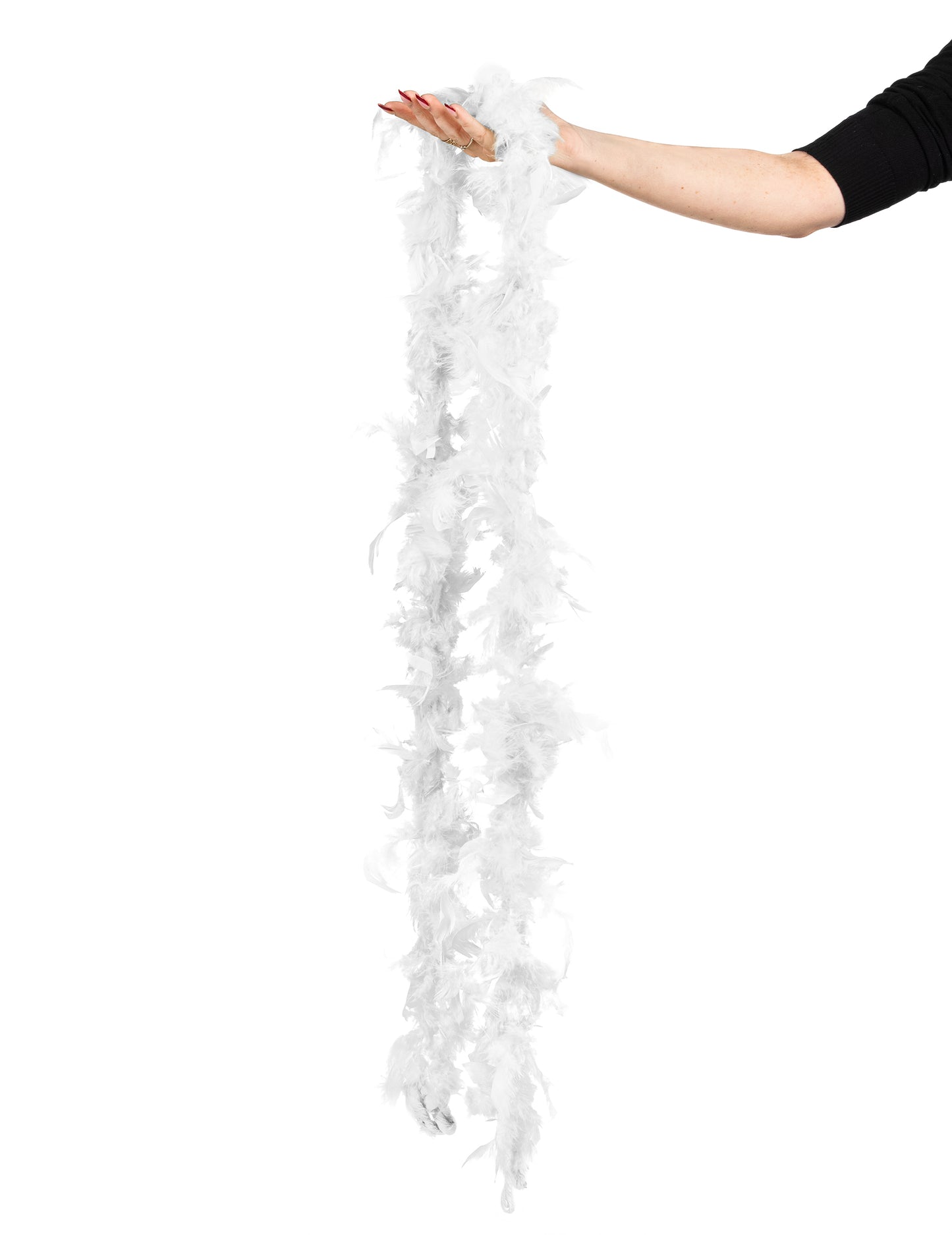 A fehér tollas boa 40g hosszúságának nézete