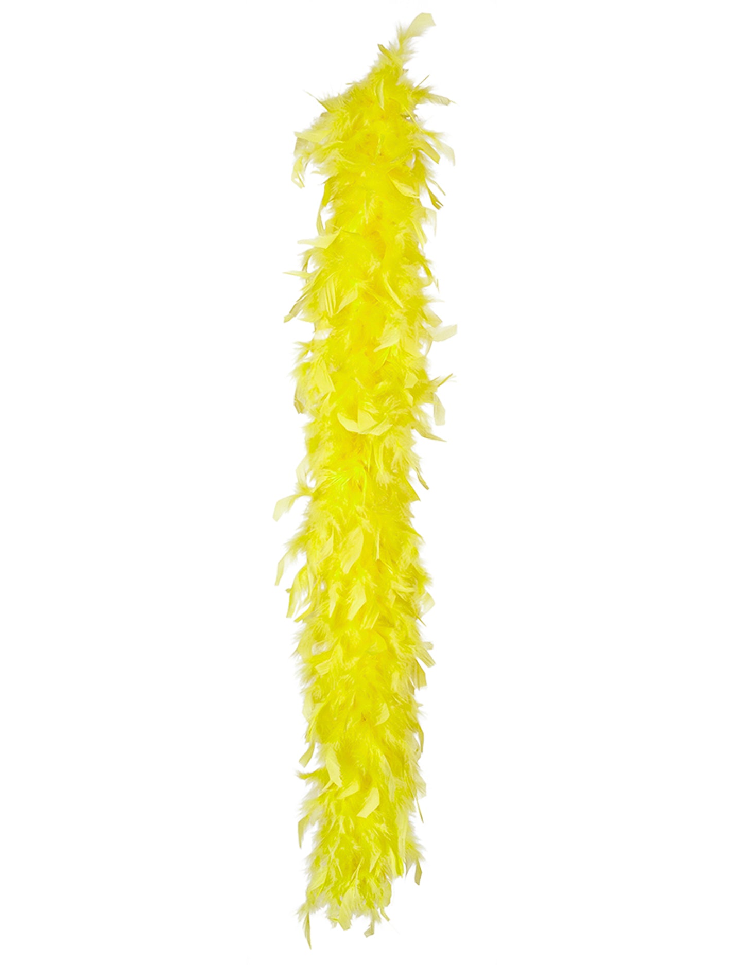 Vue d'ensemble du boa jaune fluo pour femme 50 g