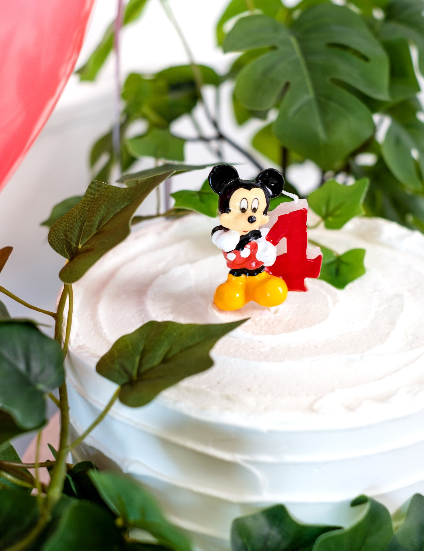 Gyertya 4. számú Mickey 6,5 cm