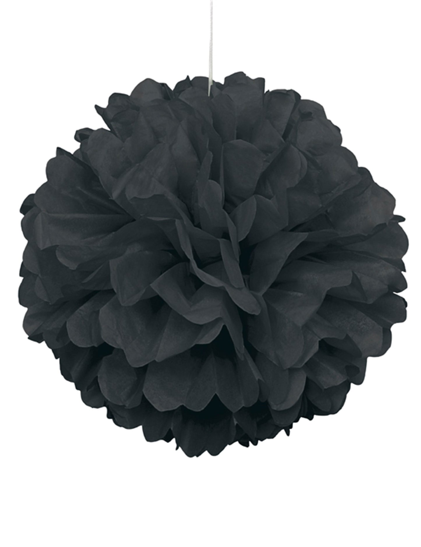 40 cm-es fekete dekorációs gömb cm