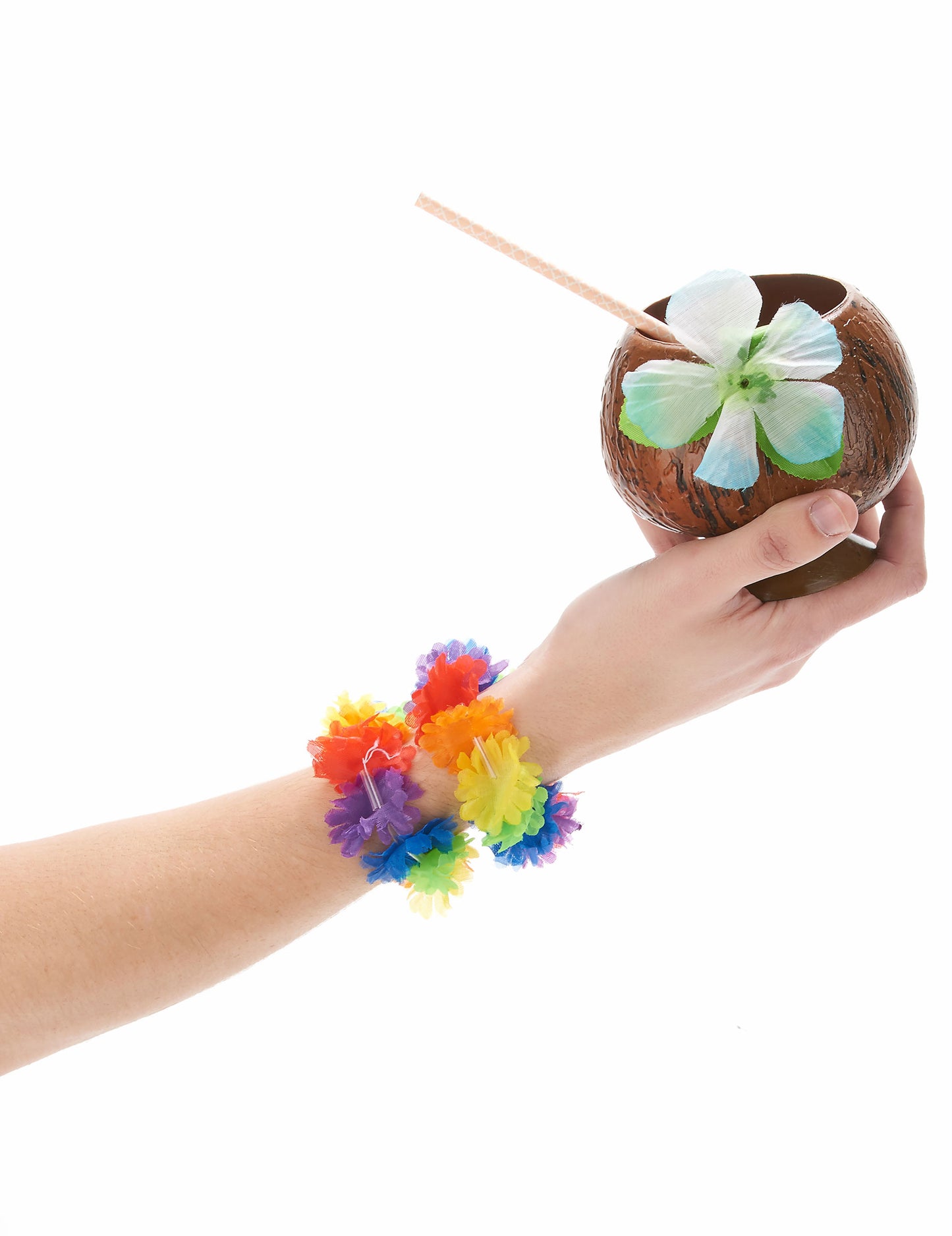2 többszínű hawaii karkötő