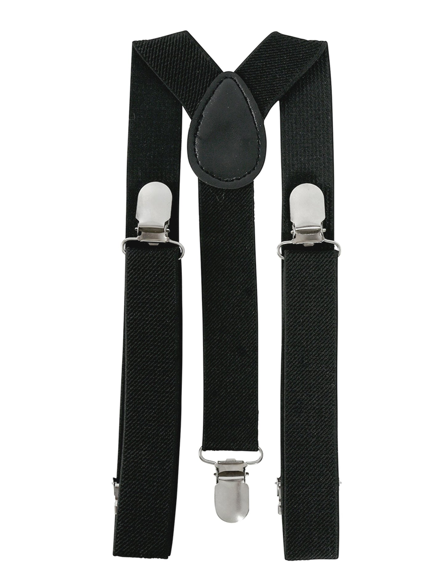 Vue de dos des bretelles noires pour enfant