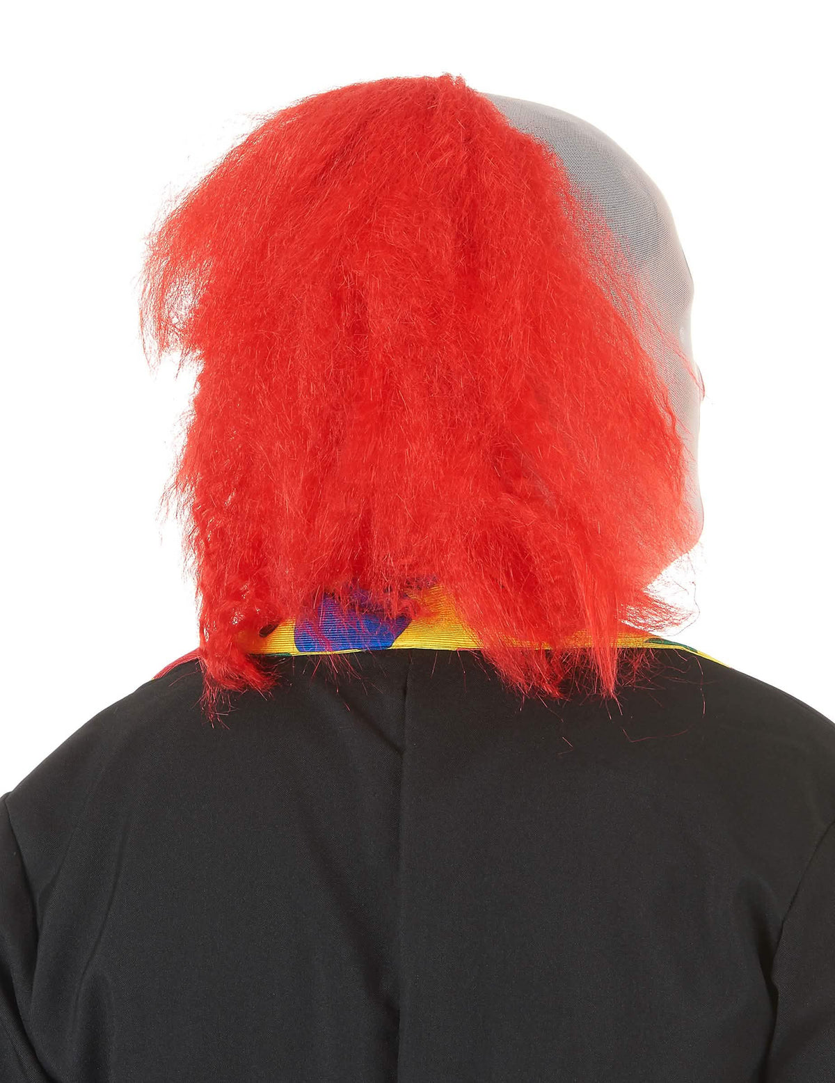 Hátulnézet a clownkapucniról hajjal