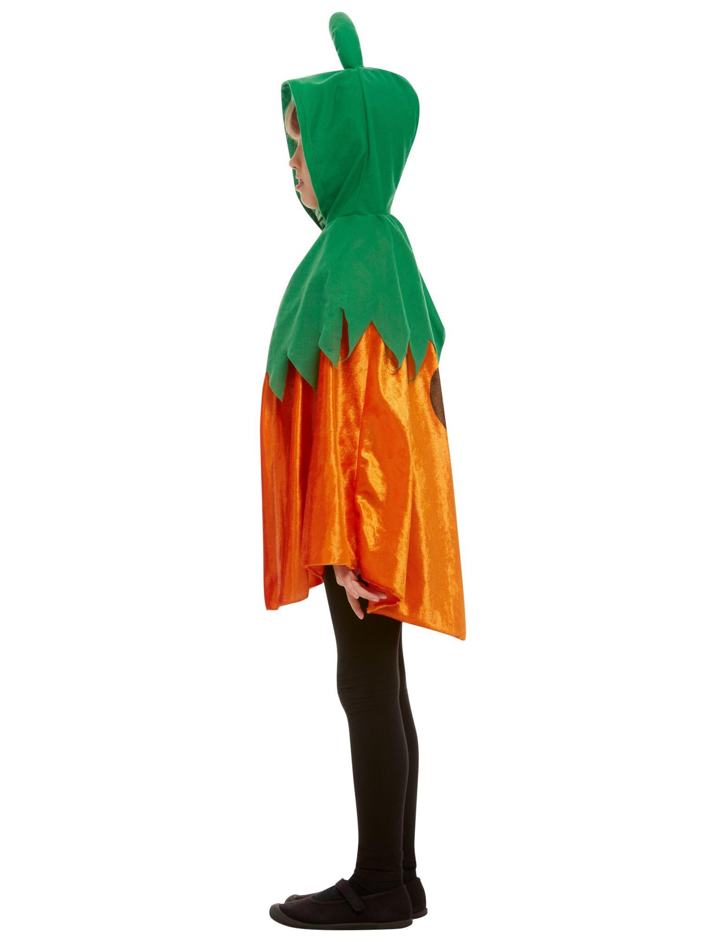 Narancssárga narancssörgy bársony kapucnis köpeny