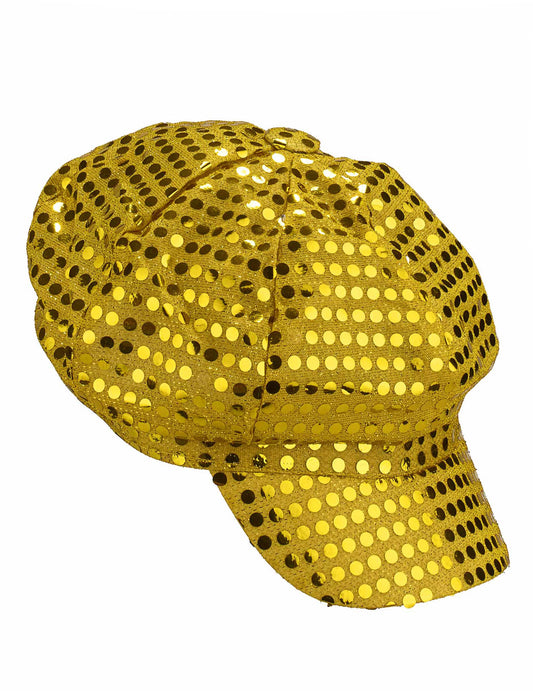 Vue de profil de la casquette disco pour adulte