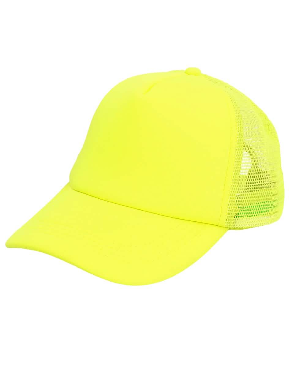 Felnőtt fluoreszkáló sárga sapka