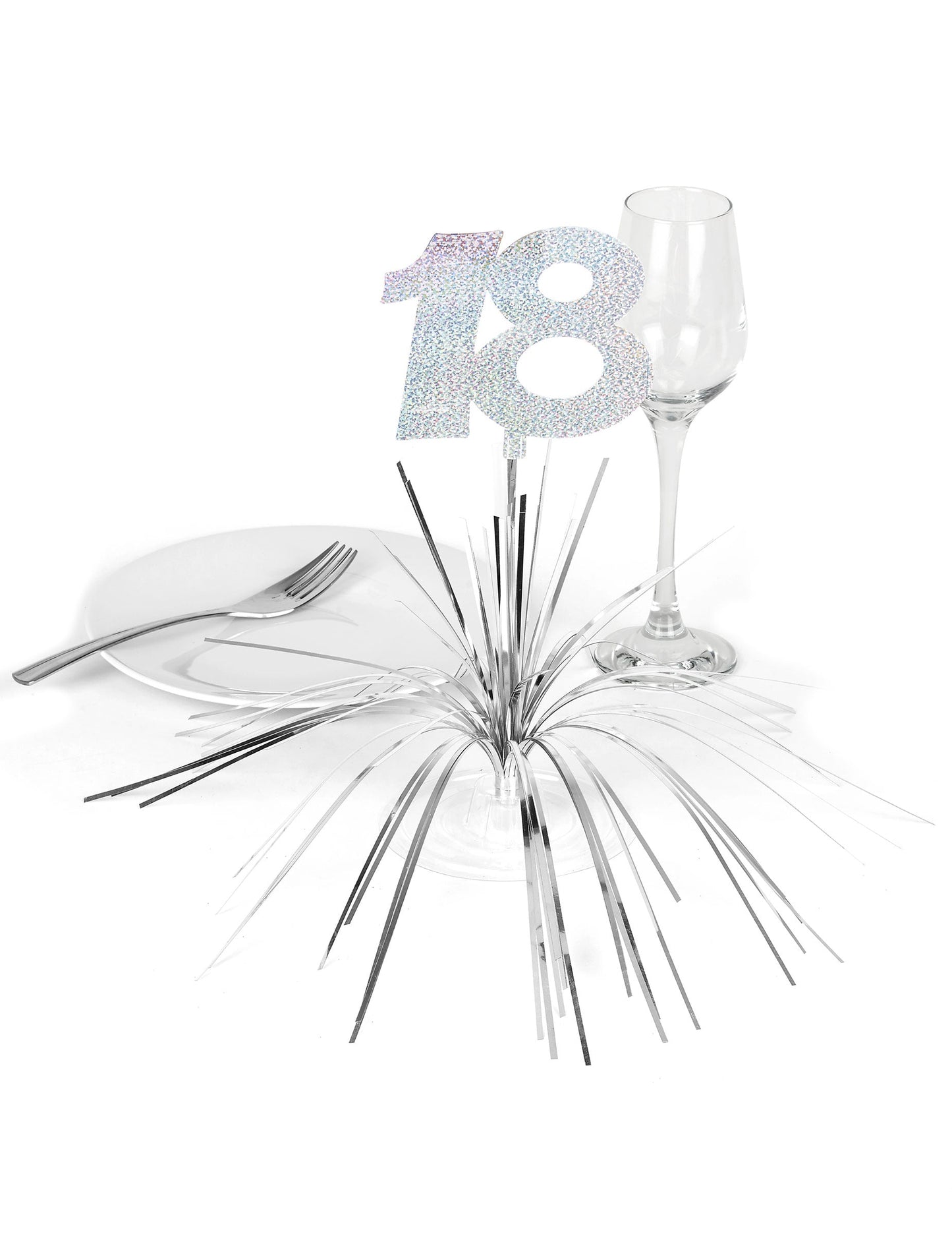 Mise en situation sur une table du centre de table 18 ans