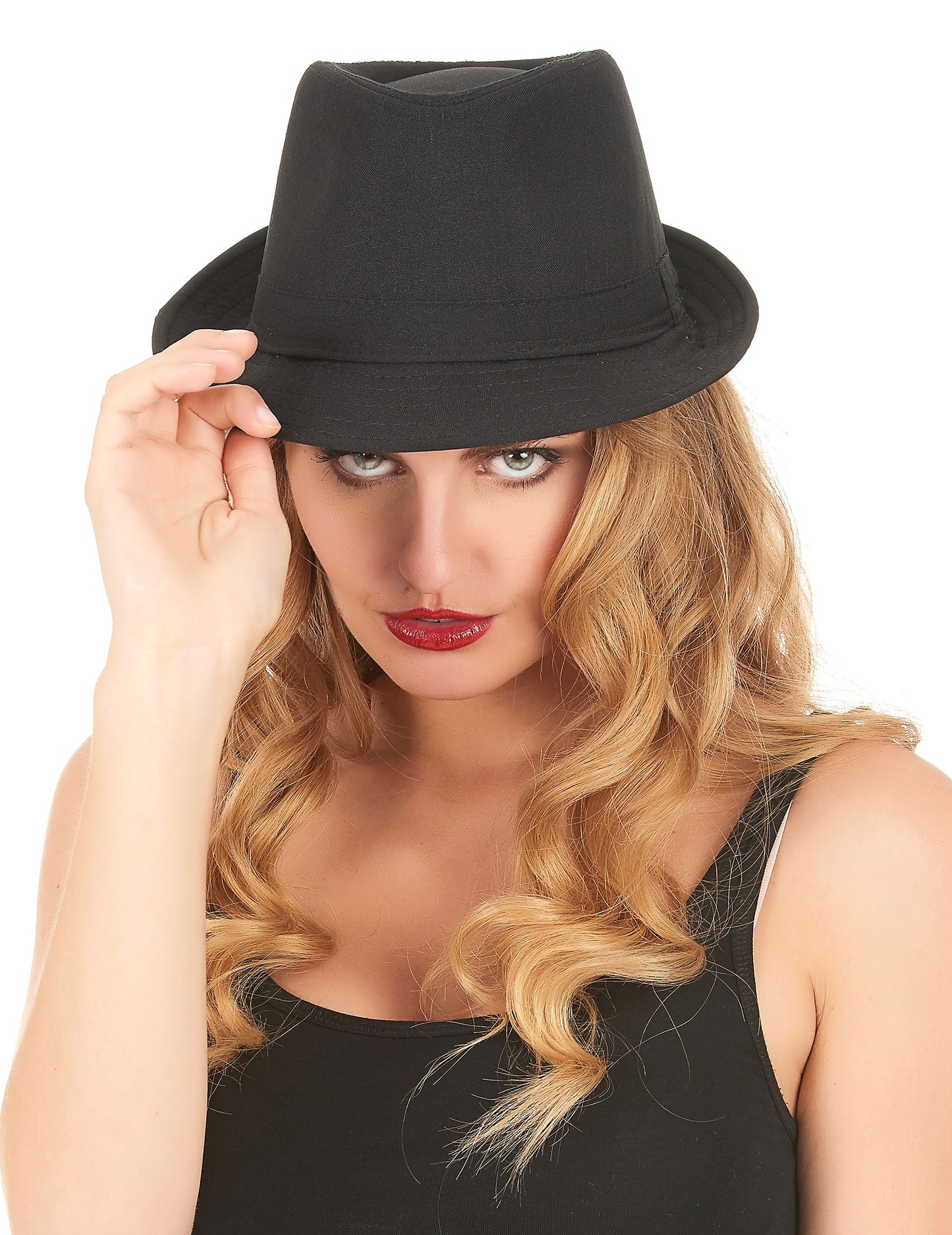 Borsalino fekete luxus felnőtt kalap