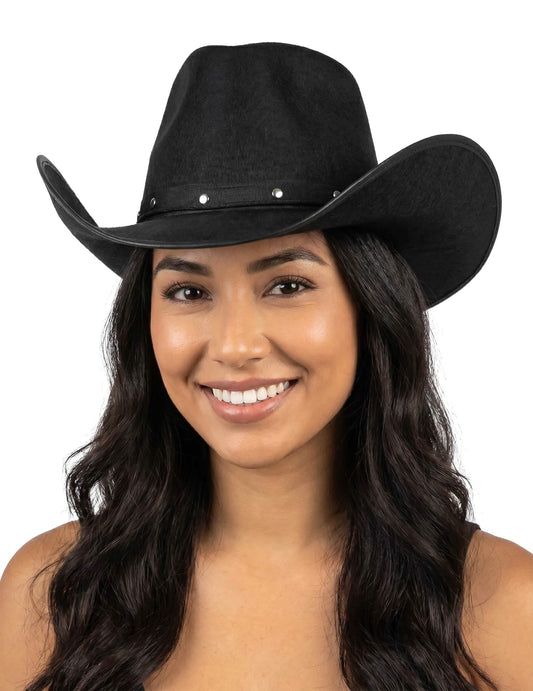 Felnőtt fekete cowboy kalap