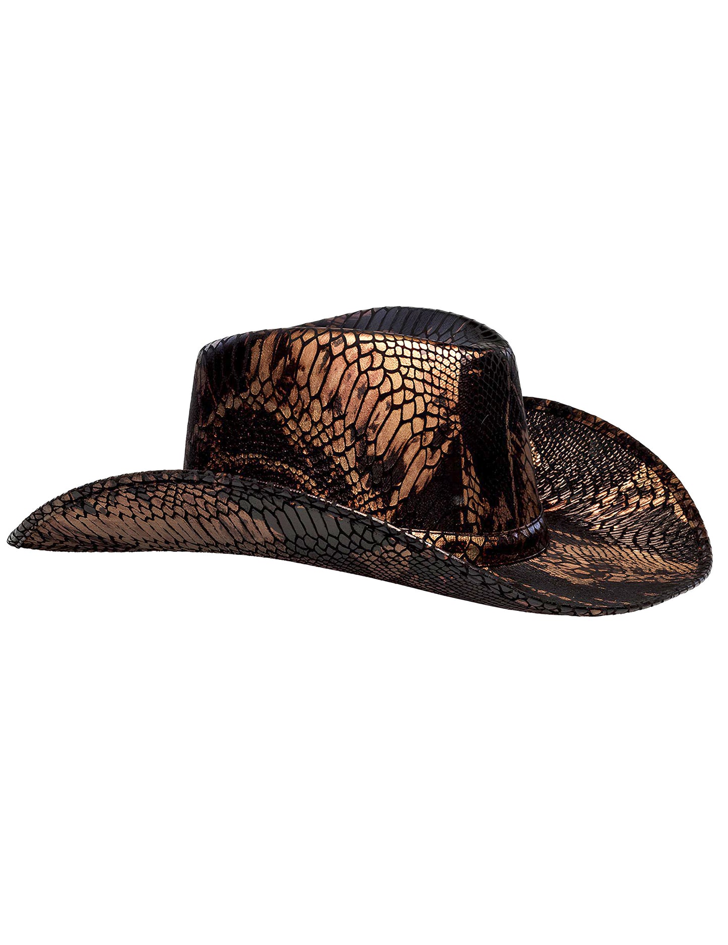 Felnőtt kobra bőr cowboy kalap