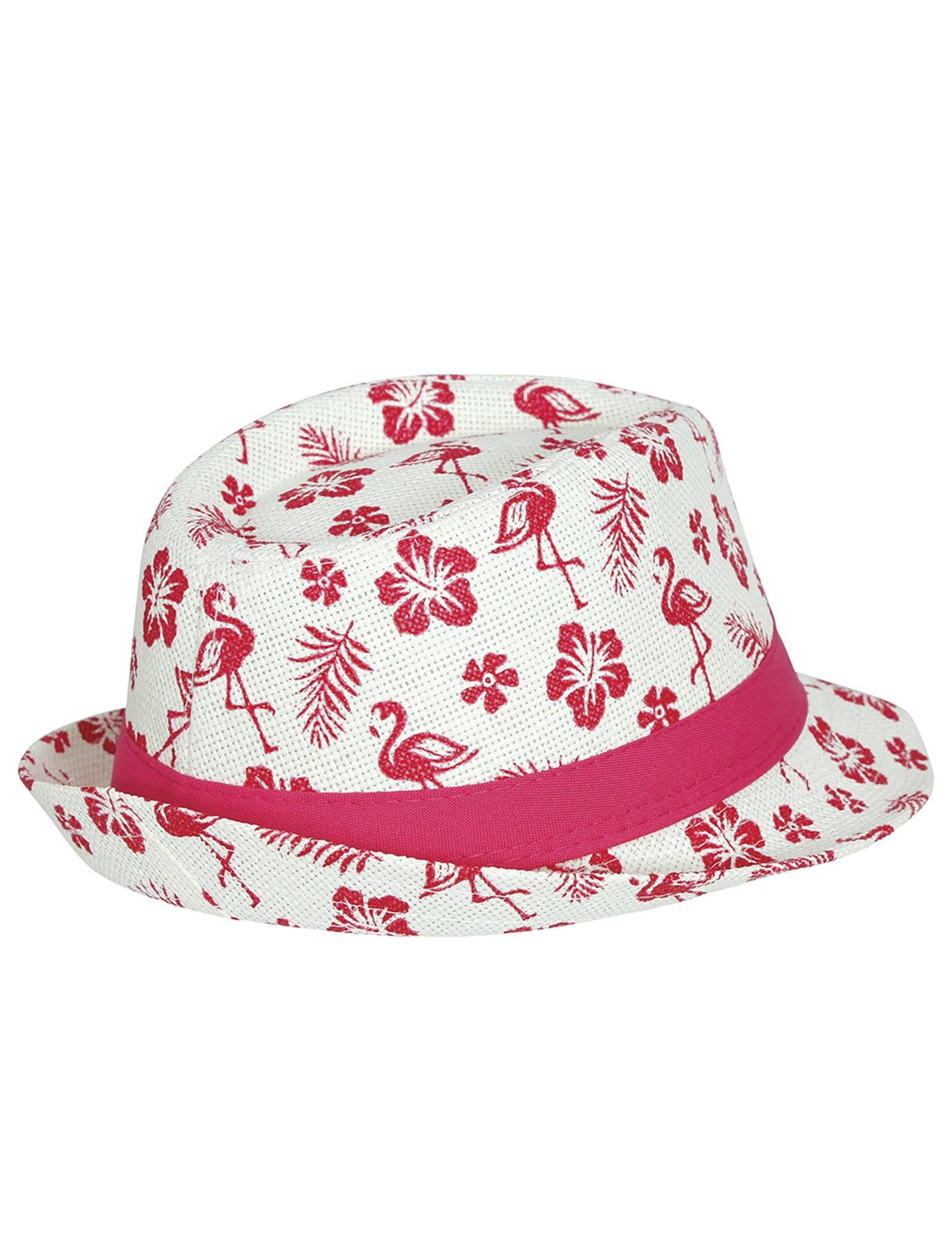 Gyerekek nyári kalapja flamingo mintával