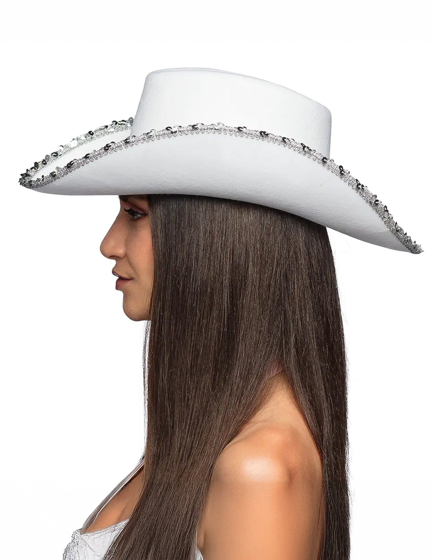 Cowboy kalap felnőttkori strasszokkal