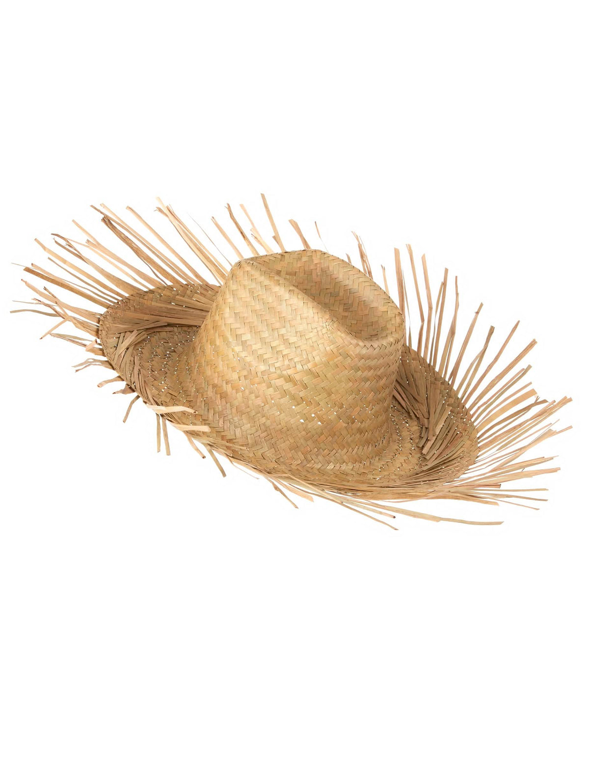 A férfi szalmakalap oldalnézete