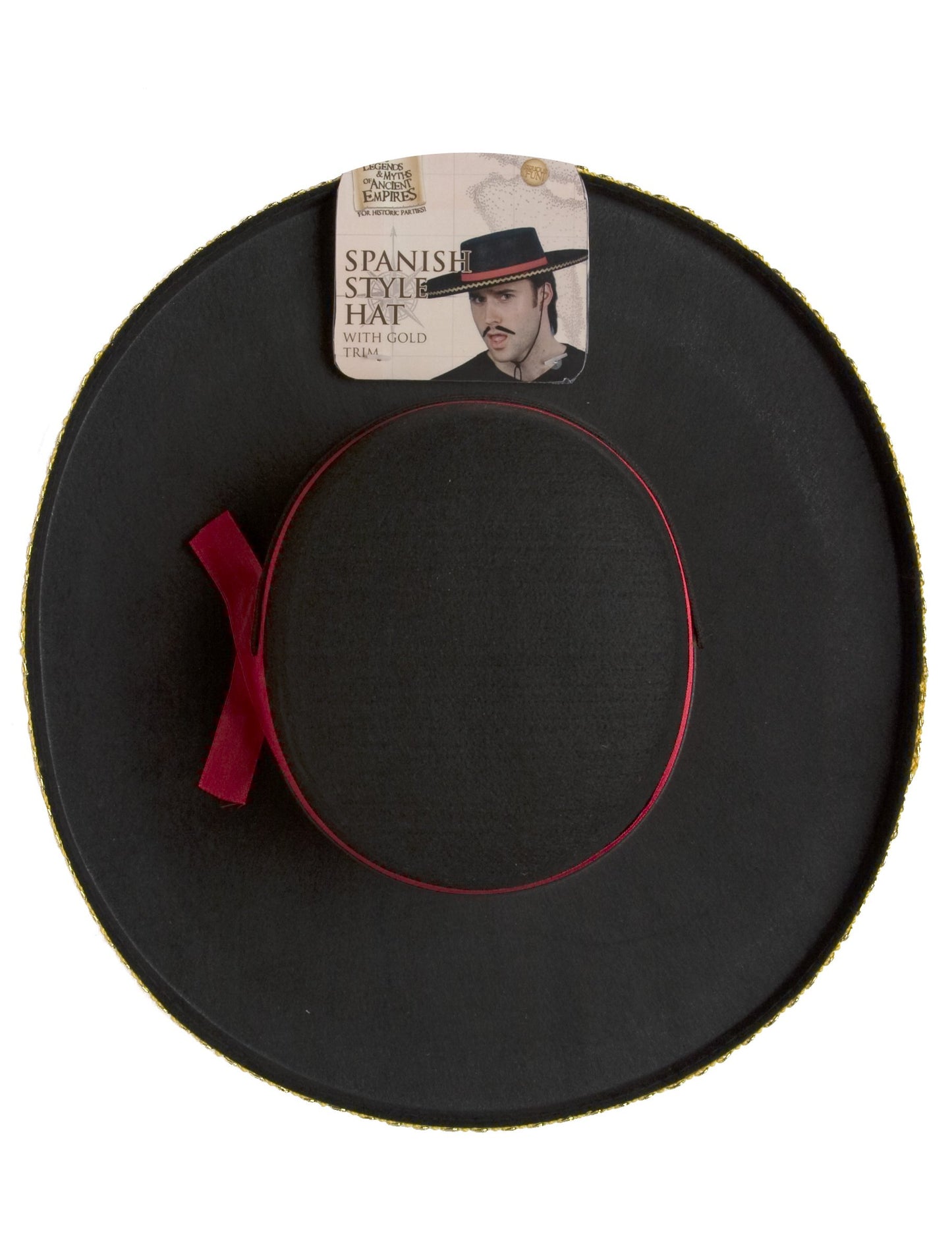 Fentről nézet a felnőtteknek szánt spanyol kalapról