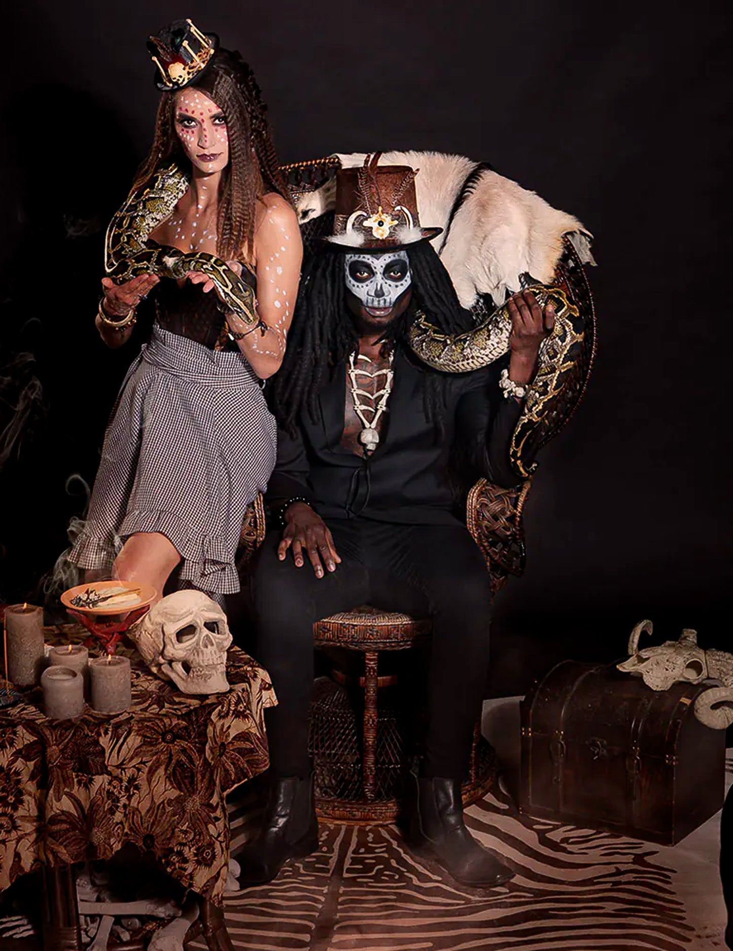 Voodoo kalap felnőtt hajjal