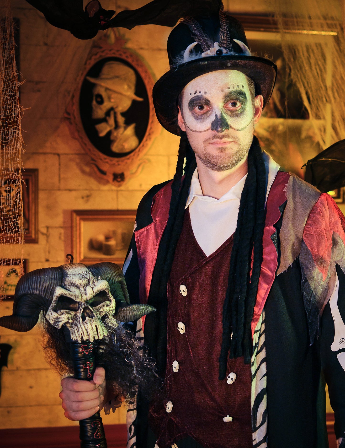 Voodoo kalap felnőtt hajjal