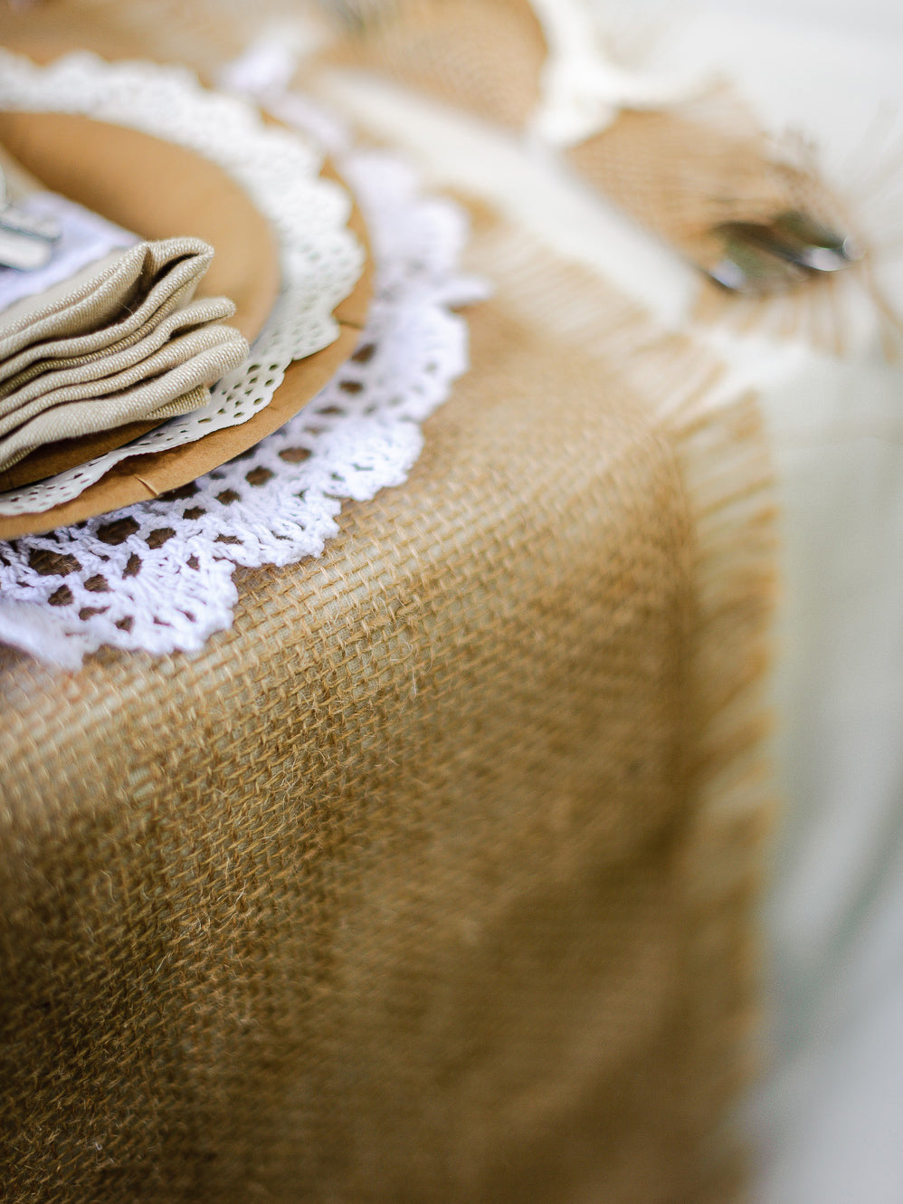 Jute asztal asztallal 30 cm x 5 m -re