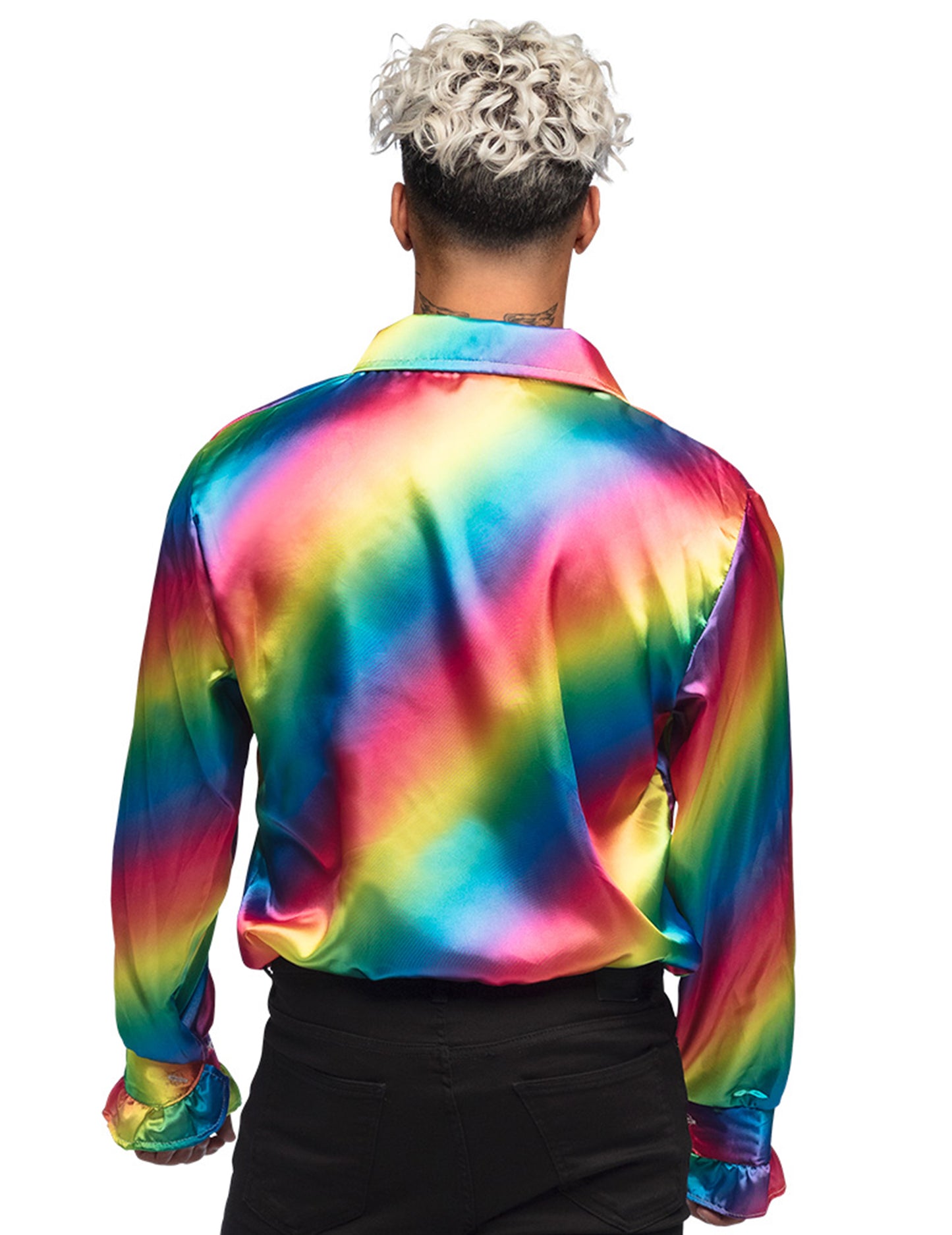 Felnőtt ív-en-ciel disco ing