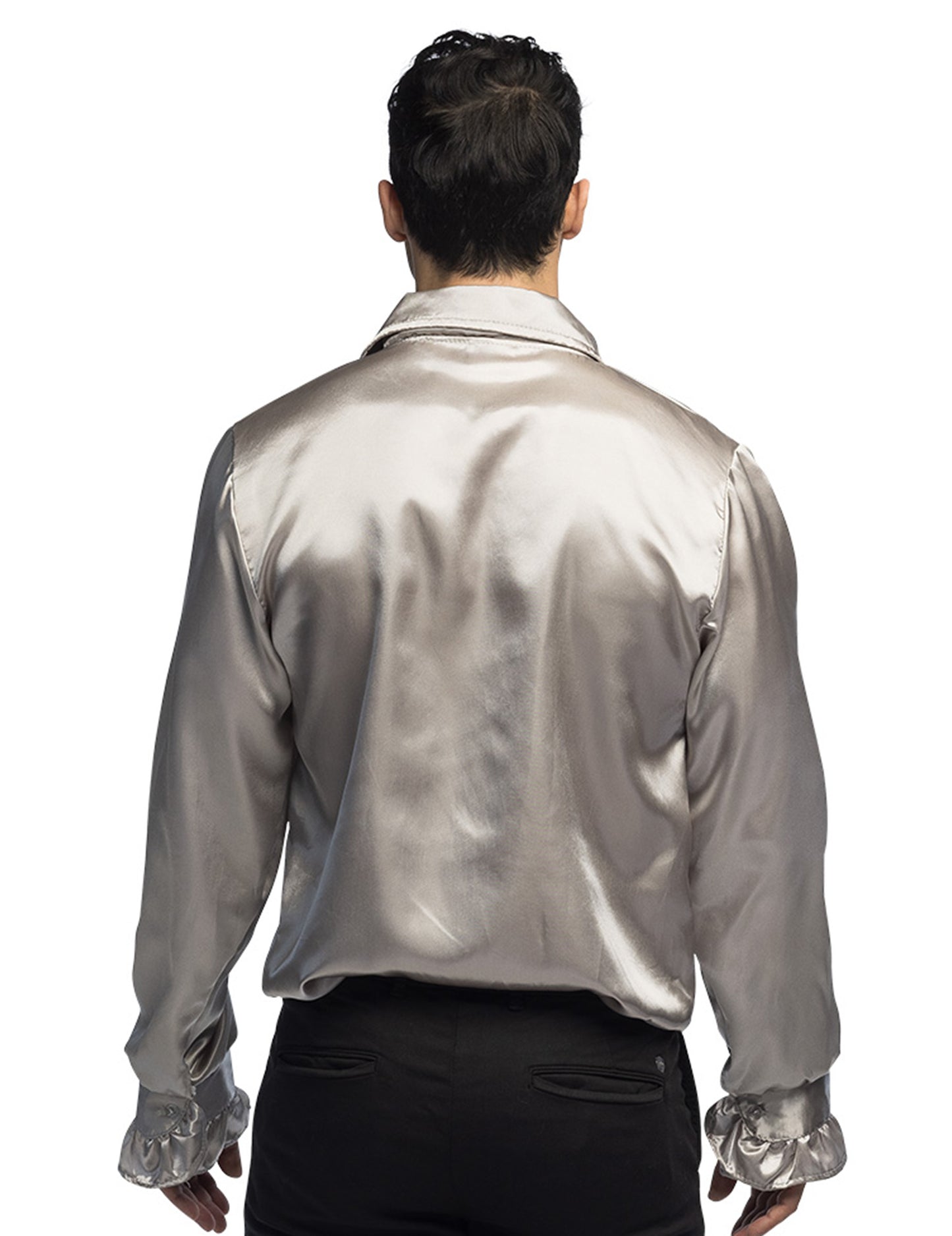 Férfi ezüst diszkó ing