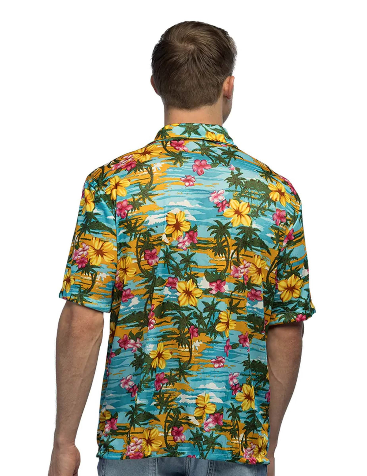 A felnőtt hawaii paradise ing hátulról nézve