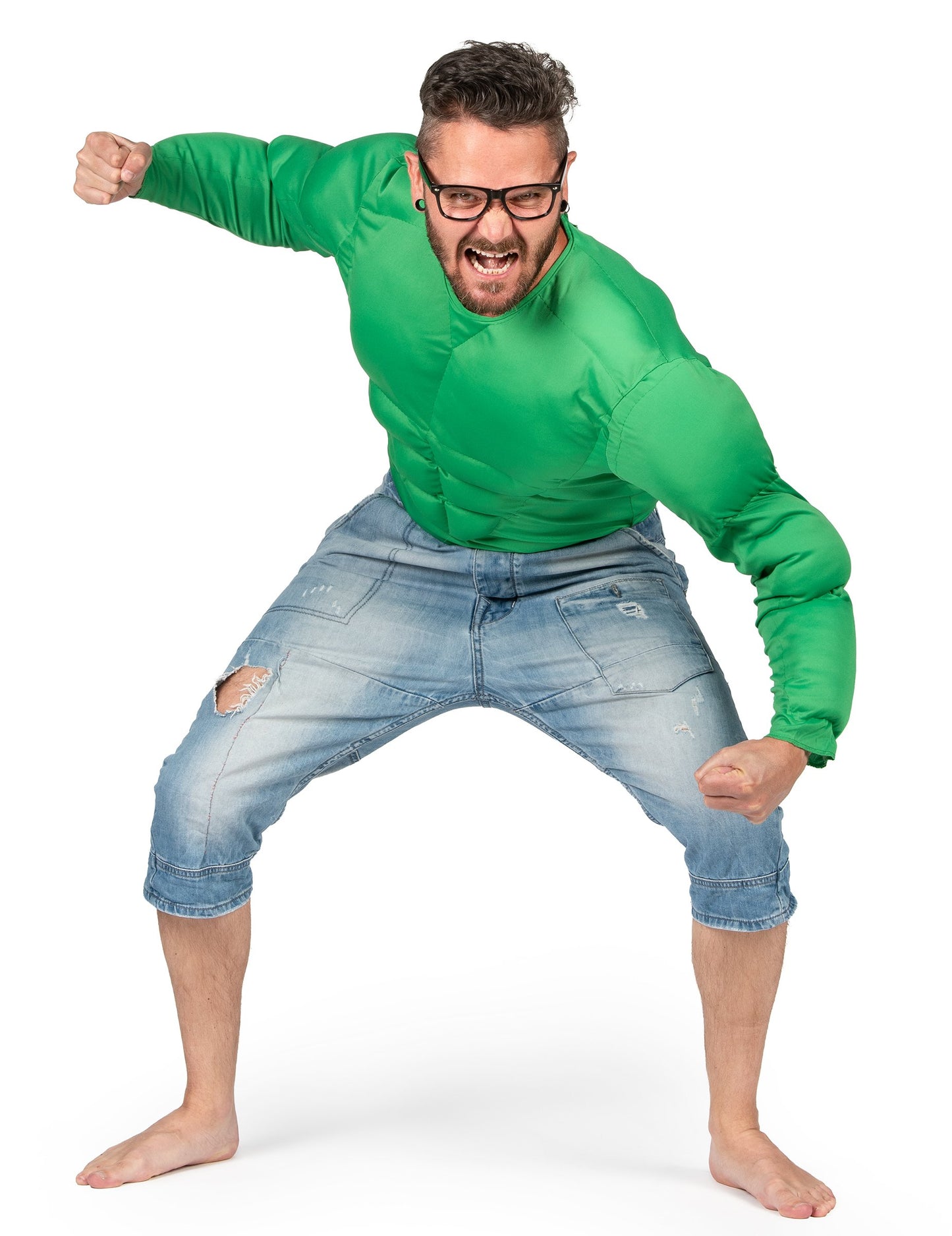 Felnőtt zöld izmok ing