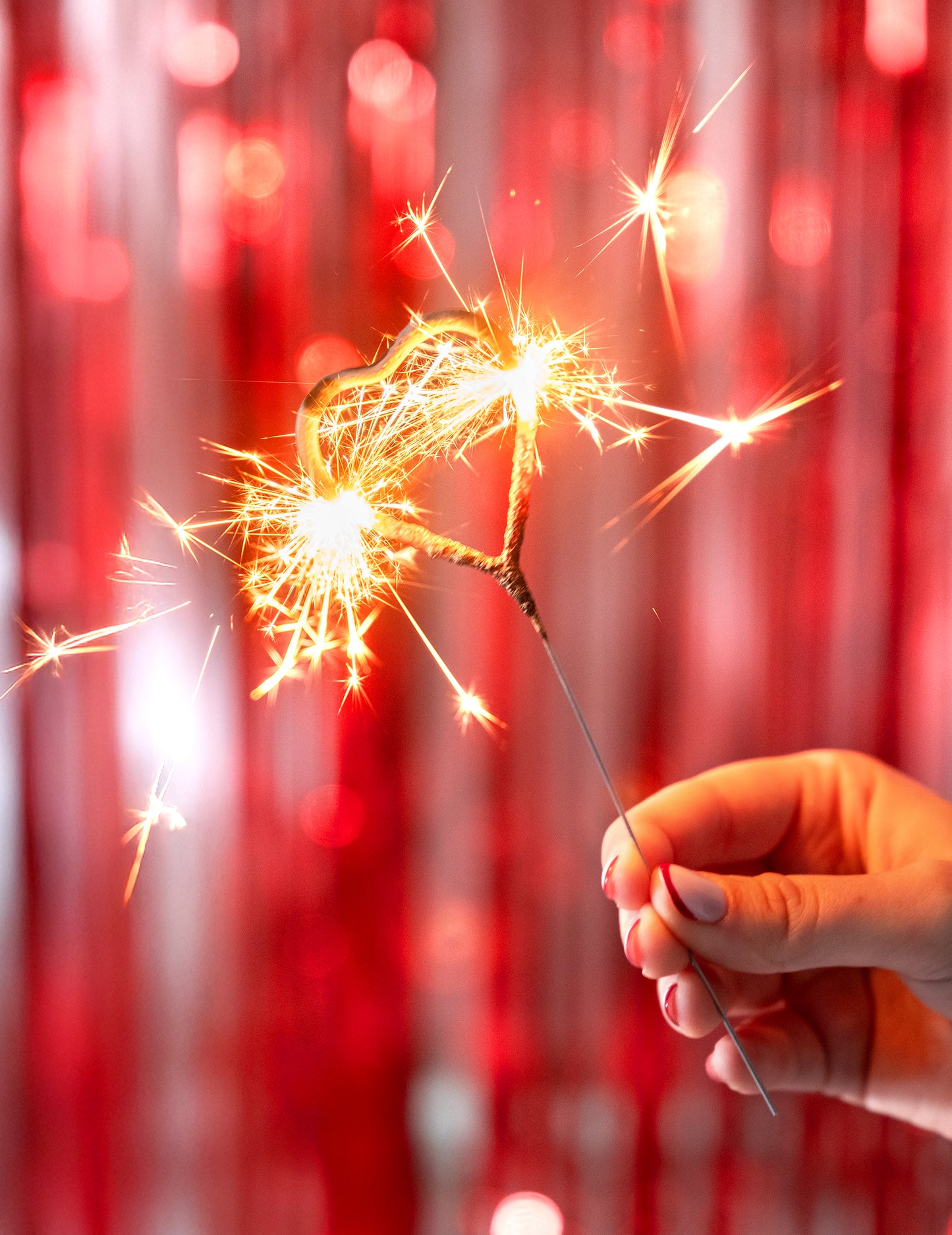 Magic gyertya Coeur 16 cm