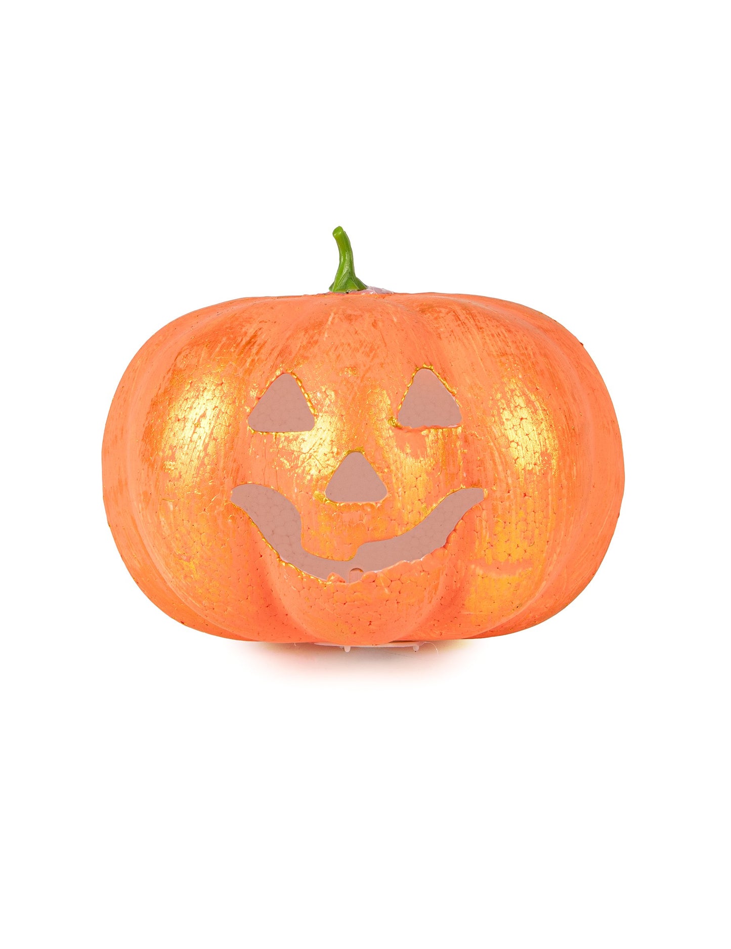 Világító Halloween tök 17 cm