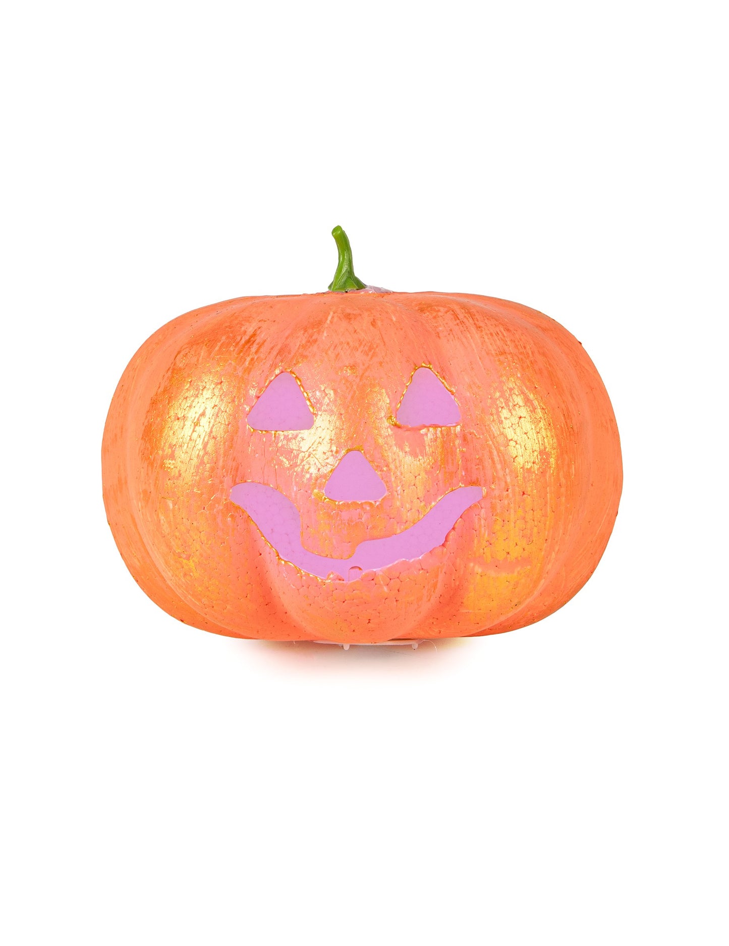 Világító Halloween tök 17 cm