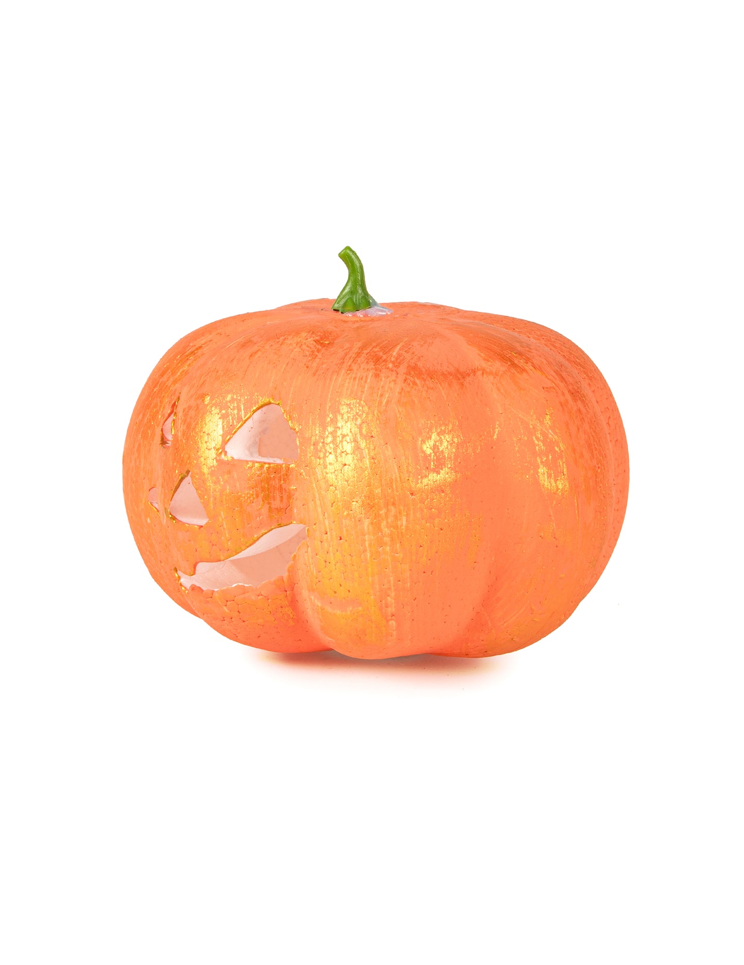 Világító Halloween tök 17 cm