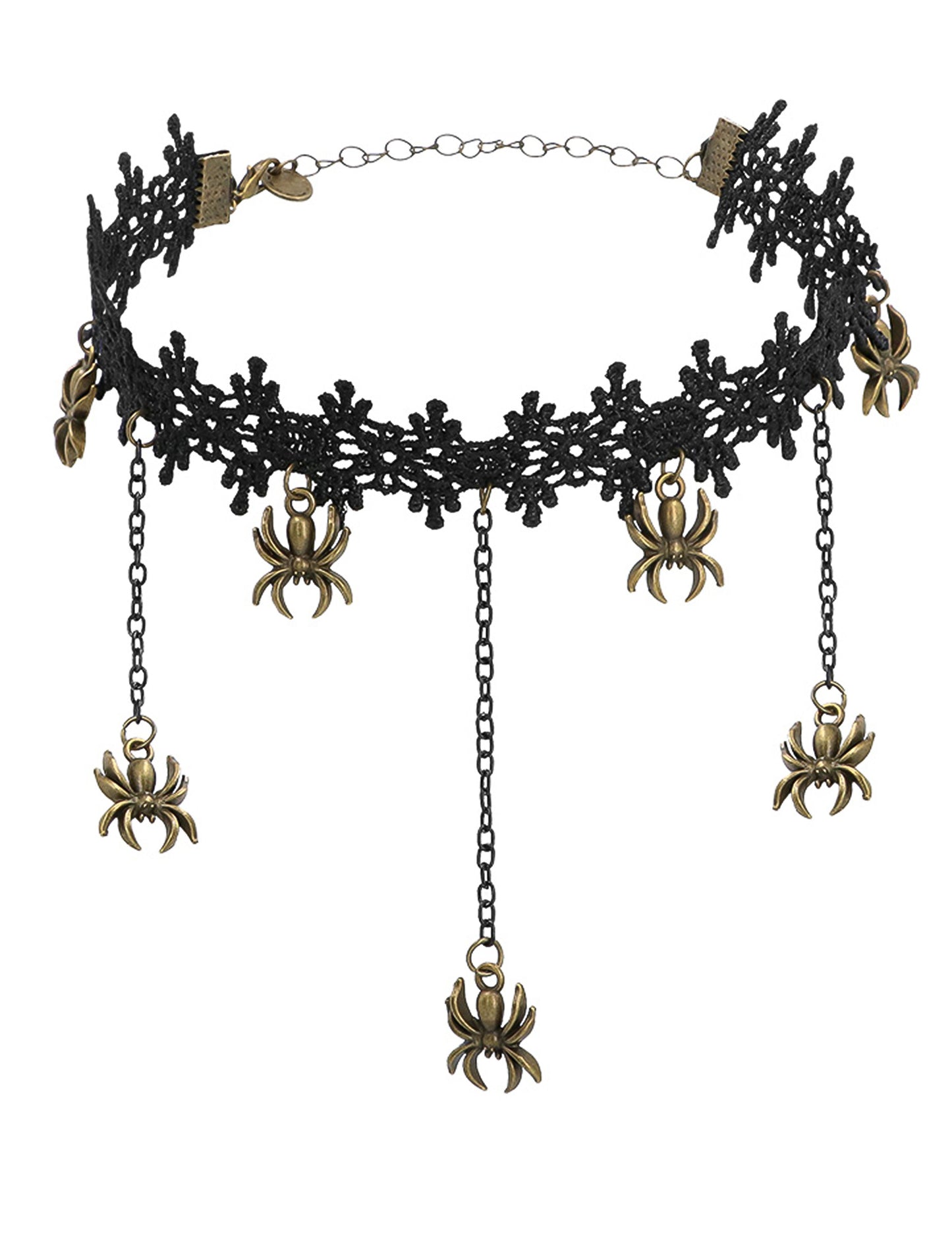 Felnőtt pók choker nyaklánc