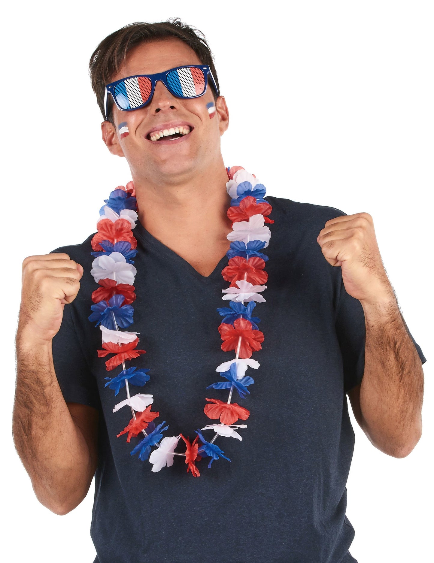 A francia támogató hawaii nyaklánc bemutatása