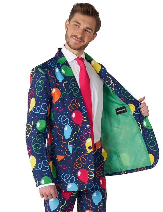 Mr. Balloons sötétkék férfi öltöny Suitmeister™