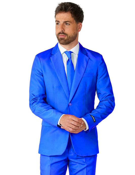 Suitmeister™ Férfi Kék Mr. Egyszínű Öltöny